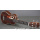 Ukulele pequeno de rosewood atacado